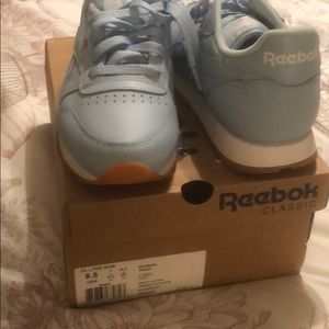 Reebok shoes (light blue)